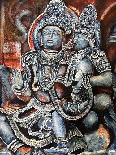 Original Conceptual Classical Mythology Painting by Minisha Bhardwaj