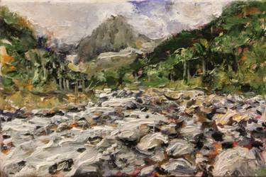 Original Impressionism Landscape Paintings by Roman Romulen