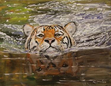 Original Realism Animal Paintings by Roman Romulen