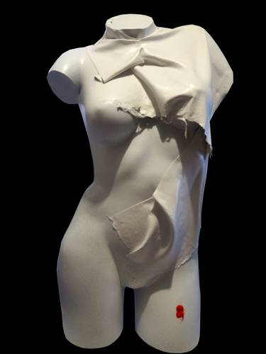 Original Abstract Nude Sculpture by Jérôme Sorolla