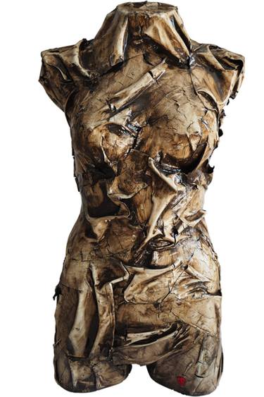 Original Abstract Body Sculpture by Jérôme Sorolla