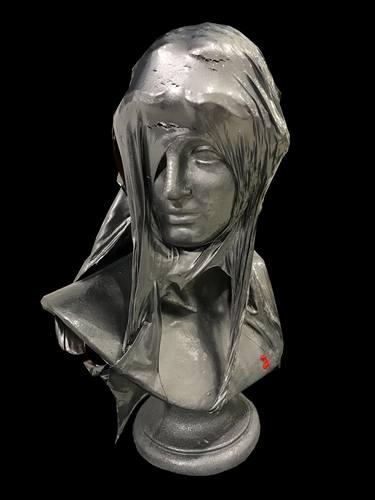 Original Abstract Portrait Sculpture by Jérôme Sorolla