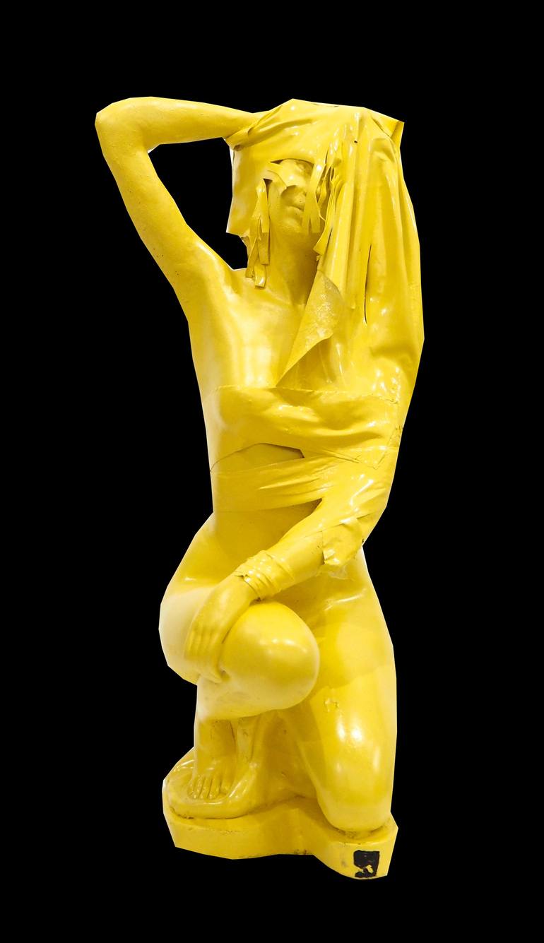 Original Abstract Nude Sculpture by Jérôme Sorolla 