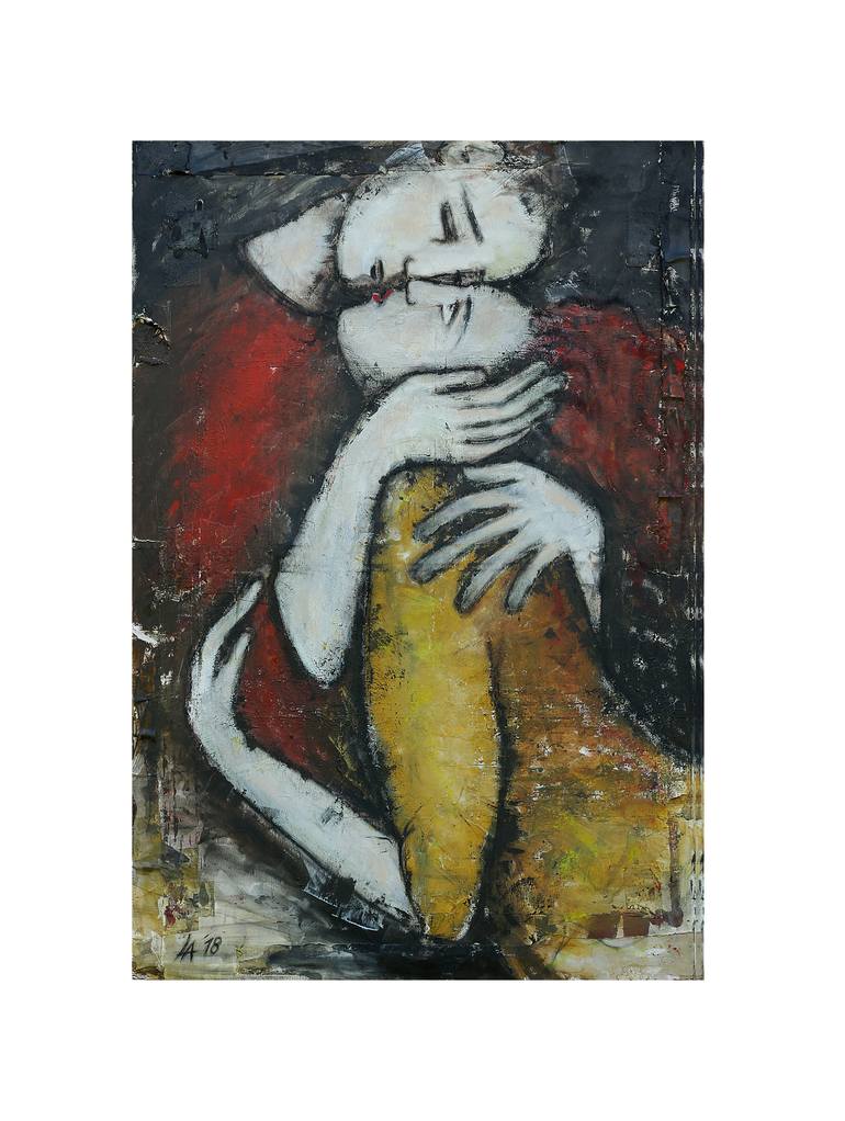 Original HUG orders painting on canvas