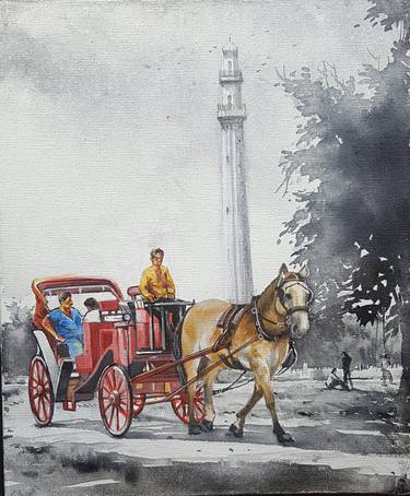 Original Cities Paintings by Amlan Dutta