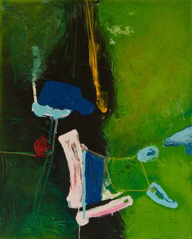 Original Modern Abstract Paintings by Ute Faber