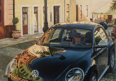 Original Realism Automobile Paintings by Štefan Hangácsi