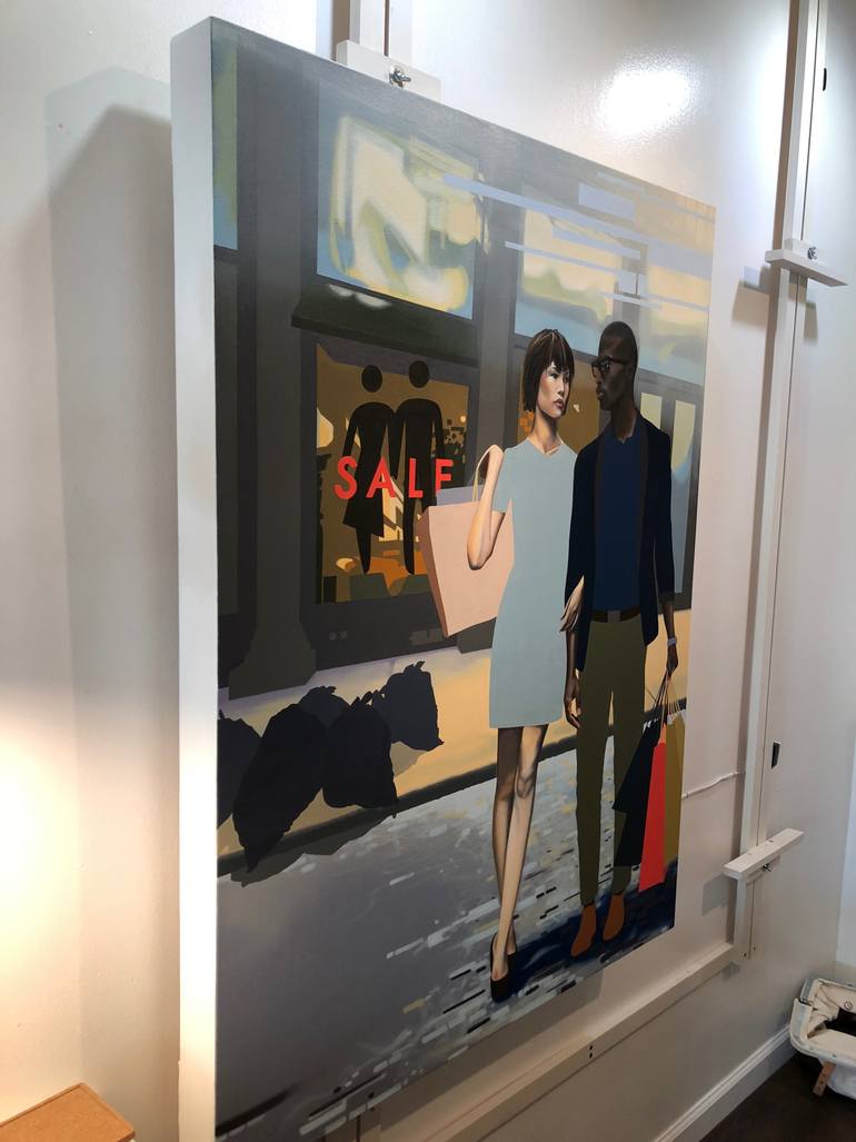Original Figurative People Painting by Dustin Joyce
