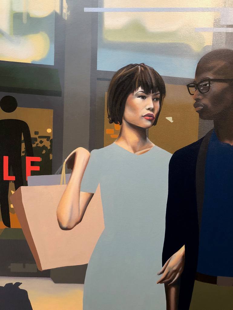 Original Figurative People Painting by Dustin Joyce