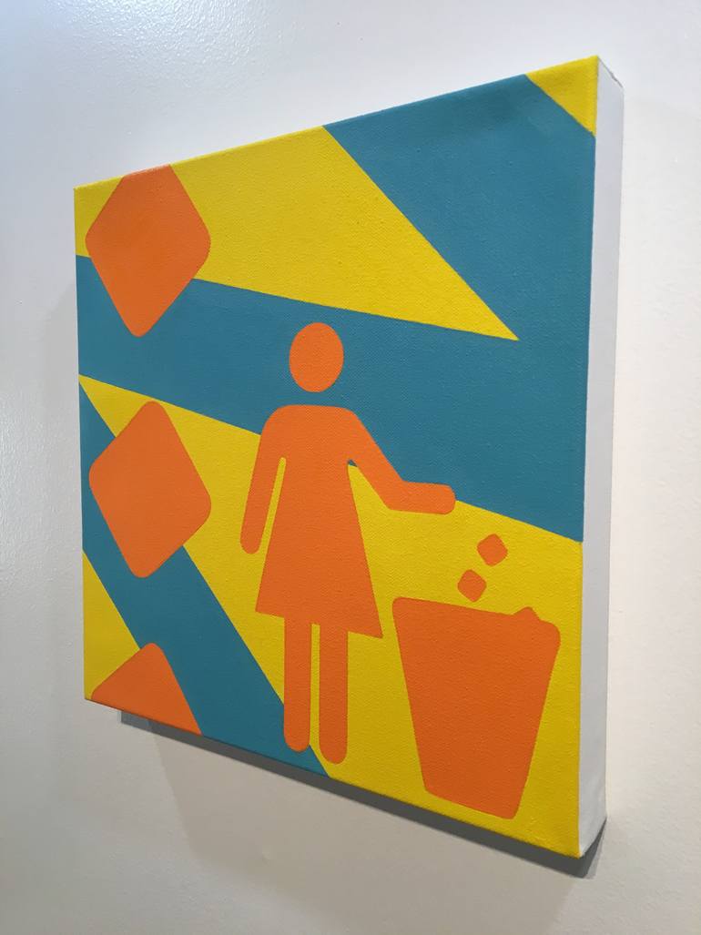 Original Abstract Pop Culture/Celebrity Painting by Dustin Joyce