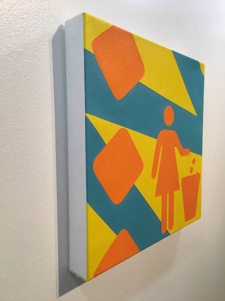 Original Abstract Pop Culture/Celebrity Painting by Dustin Joyce
