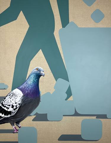 Saatchi Art Artist Dustin Joyce; Paintings, “Bird in Paradise, Oil on Linen.” #art