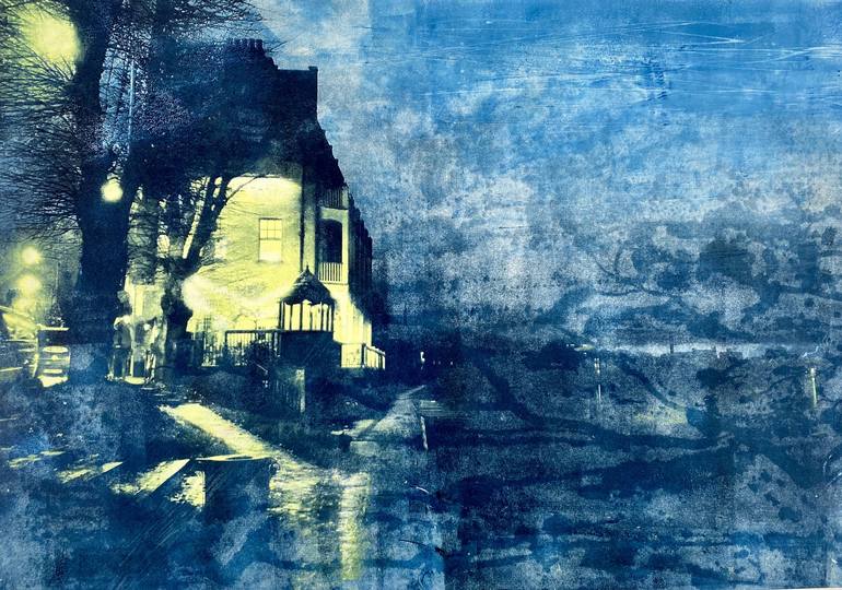 Original Figurative Landscape Printmaking by Diane McLellan