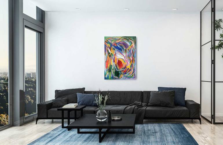 Original Abstract Expressionism Abstract Painting by Sonya Joseph Art