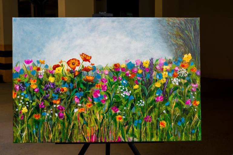 Original Floral Painting by Sonya Joseph Art