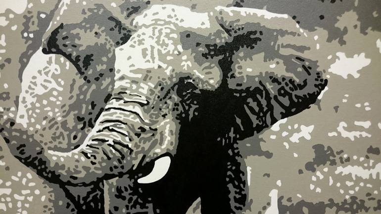 Original Pop Art Animal Printmaking by Ladym St Vincent