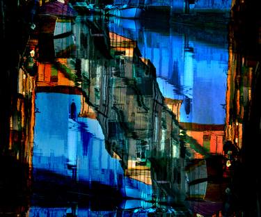 Venice Abstract Colourful Canal - Limited Edition of 100 thumb