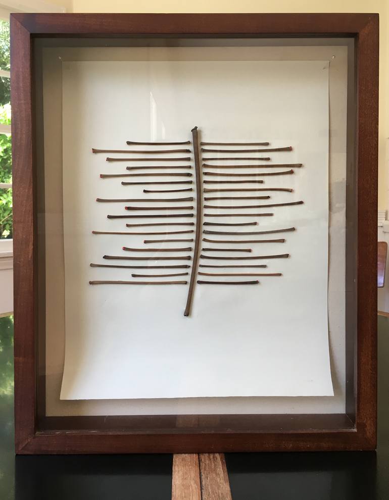 Original Modernism Abstract Collage by Margot Frankel