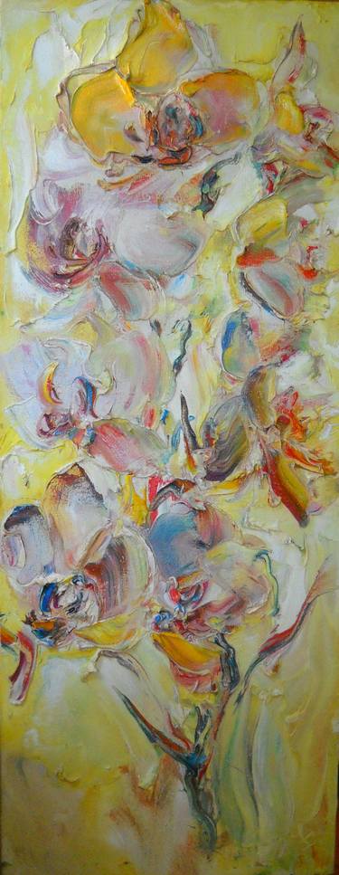 Original Fine Art Floral Painting by Liubomyr Martyniuk