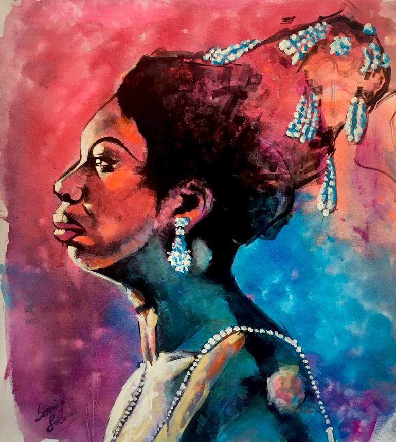 Nina Simone print by Celebrity Collection