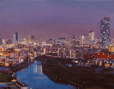 Original Realism Cities Paintings by Paul Wilson