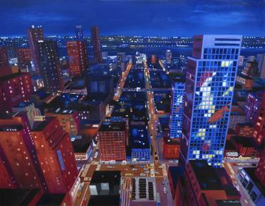 Original Realism Cities Paintings by Paul Wilson