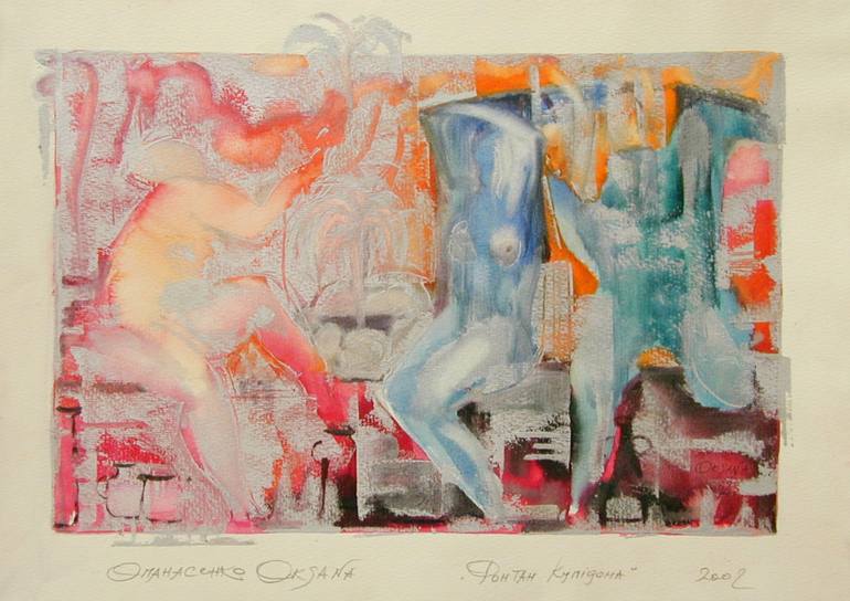 Original Expressionism Abstract Painting by Oksana Opanasenko
