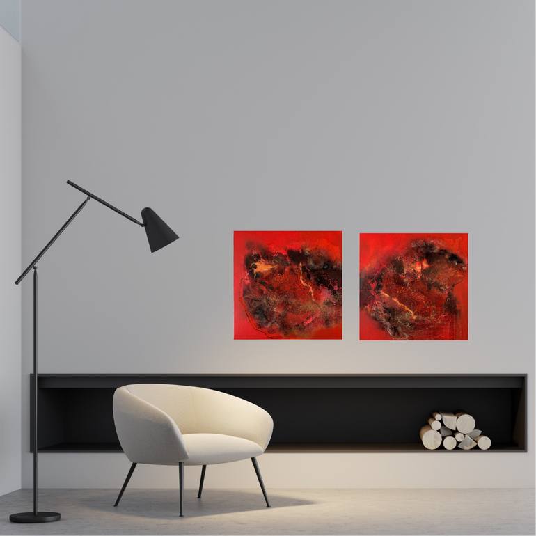 Original Abstract Painting by Irene Gaertner