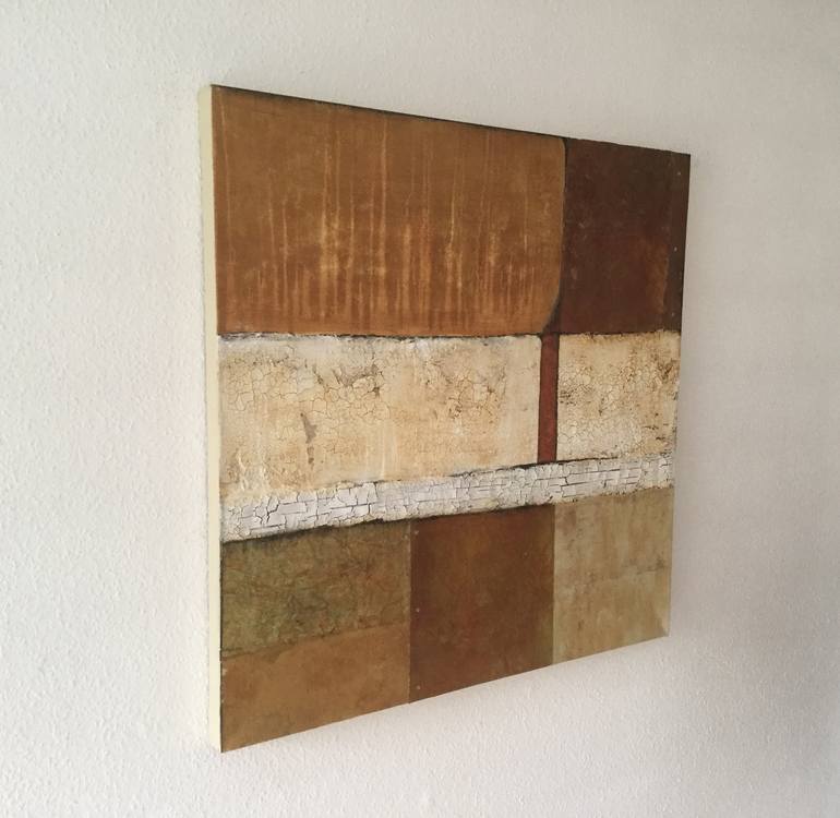 Original Conceptual Abstract Painting by Irene Gaertner