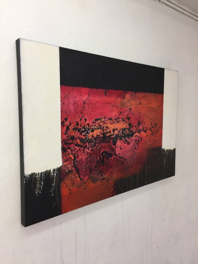 Original Conceptual Abstract Painting by Irene Gaertner