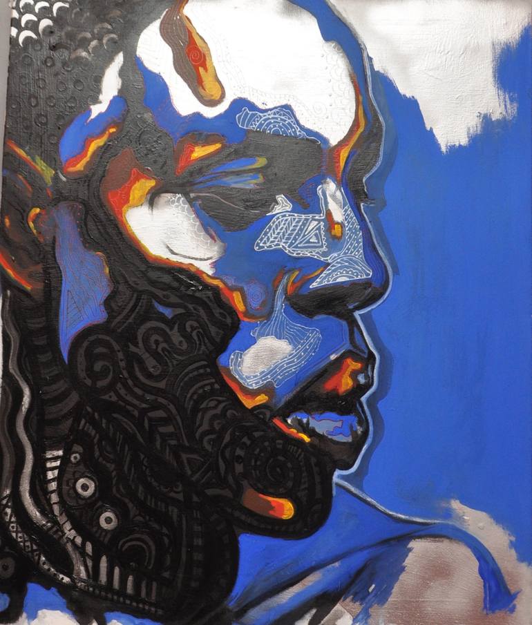 Perculiar people 3 Painting by John Madu | Saatchi Art