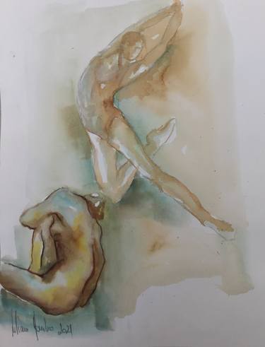 Original Fine Art Body Drawings by Liliane Danino