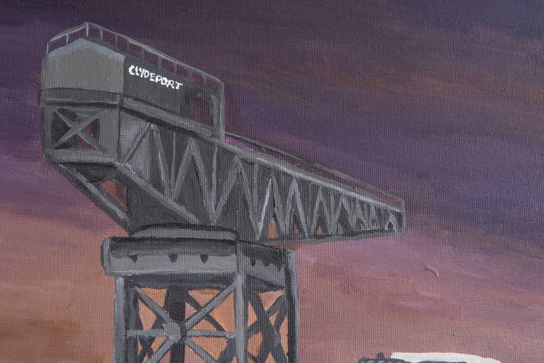 Original Contemporary Cities Painting by Kristin Greenwood