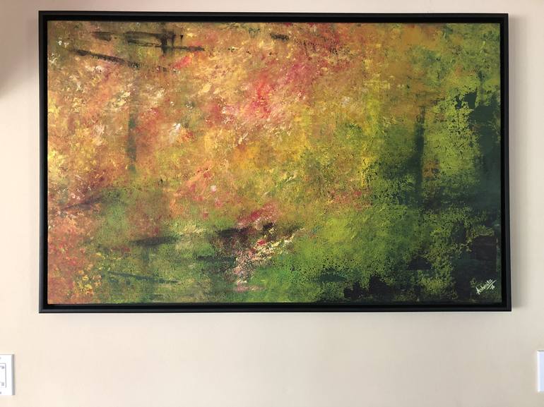 Original Art Deco Abstract Painting by Ashmita Gulati