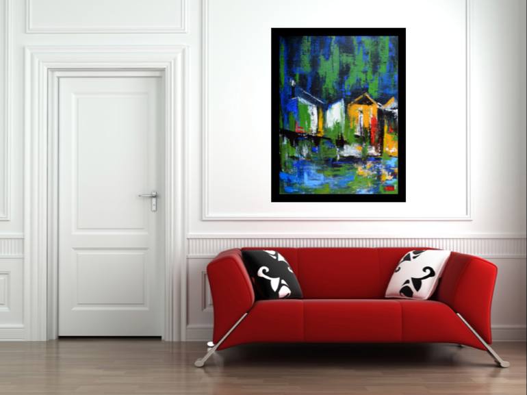 Original Abstract Expressionism Abstract Painting by Ashmita Gulati