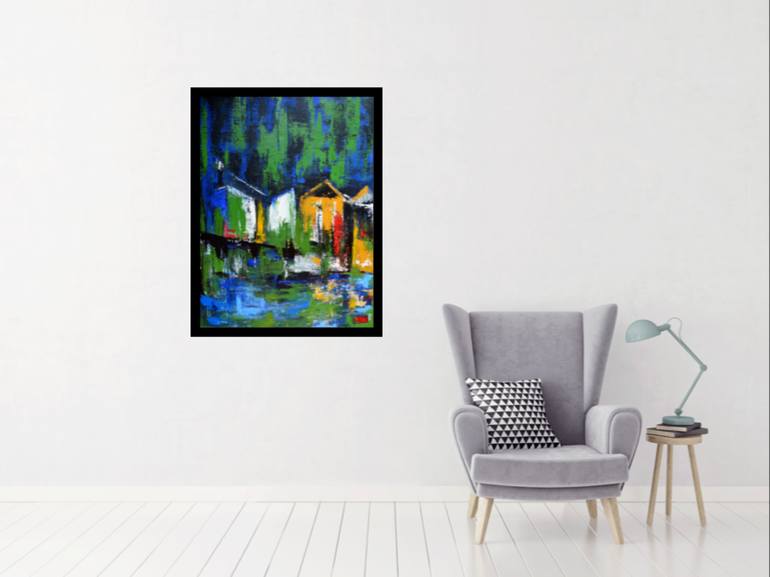 Original Abstract Expressionism Abstract Painting by Ashmita Gulati