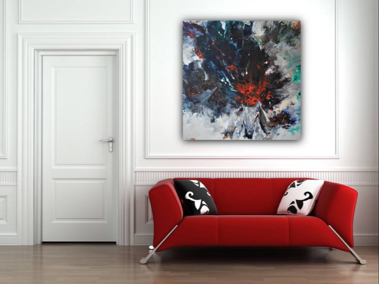 Original Abstract Expressionism Abstract Painting by Ashmita Gulati