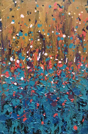 Original Abstract Expressionism Abstract Paintings by Ashmita Gulati