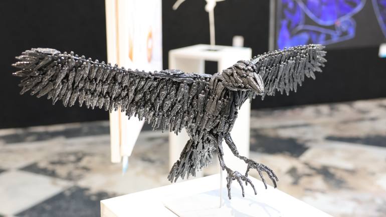 Original Figurative Animal Sculpture by Wim Van Borm