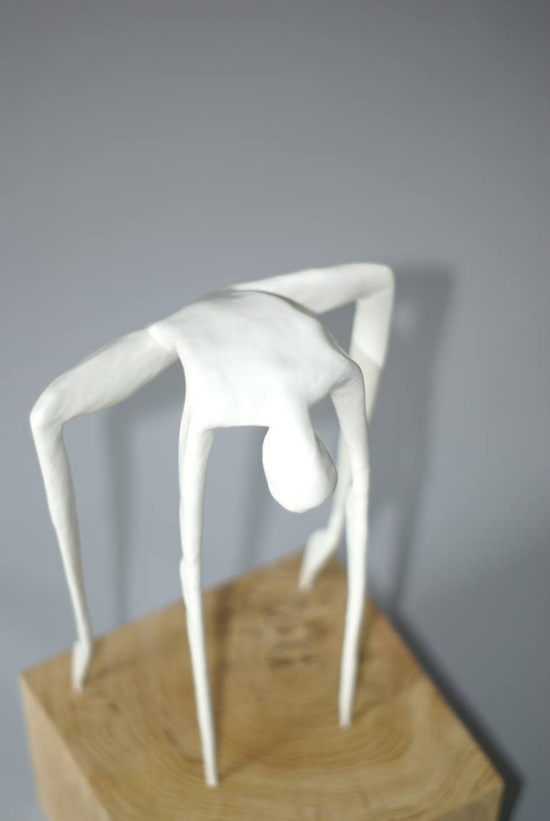 Original Figurative People Sculpture by Wim Van Borm