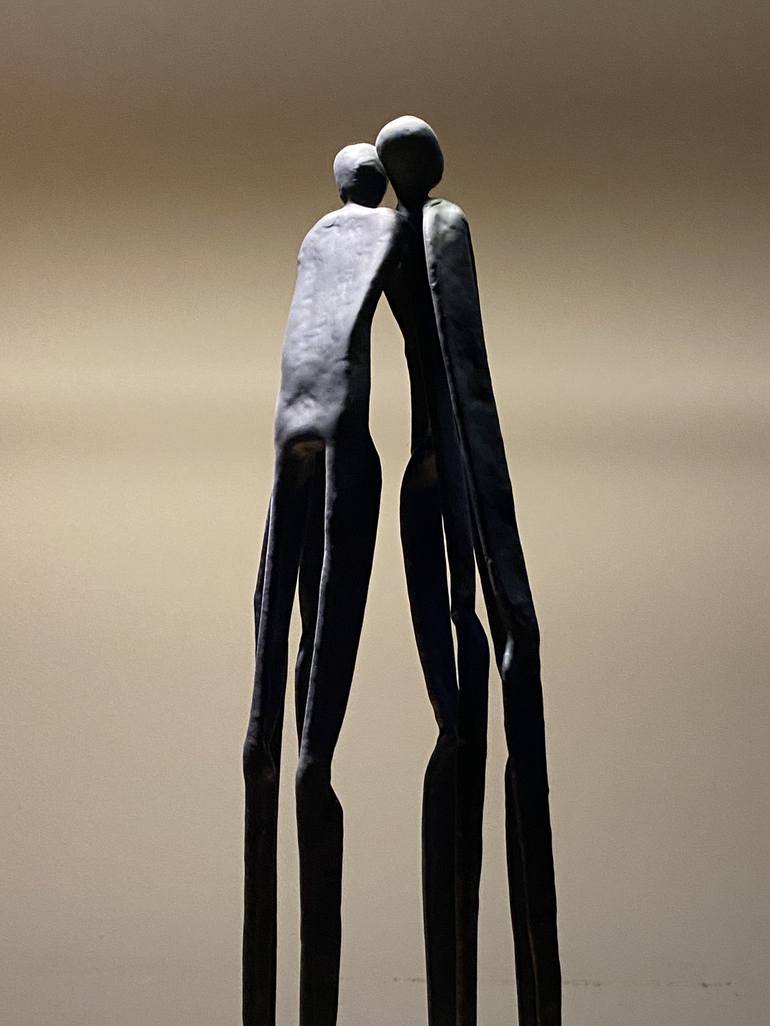 Original Figurative Love Sculpture by Wim Van Borm