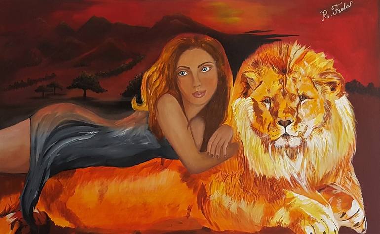 Original Animal Painting by Angela Alec