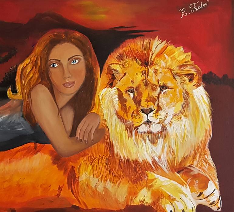 Original Animal Painting by Angela Alec