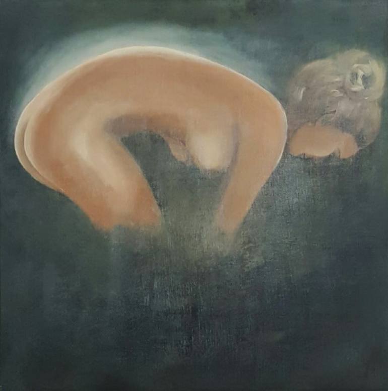 Original Figurative Body Painting by Angela Alec