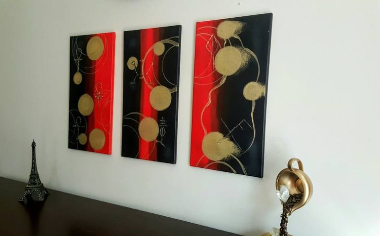 Original Abstract Painting by Angela Alec