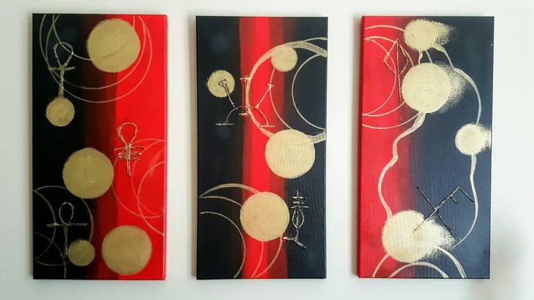 Original Abstract Painting by Angela Alec