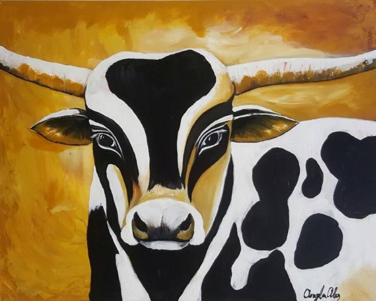 Original Fine Art Animal Painting by Angela Alec