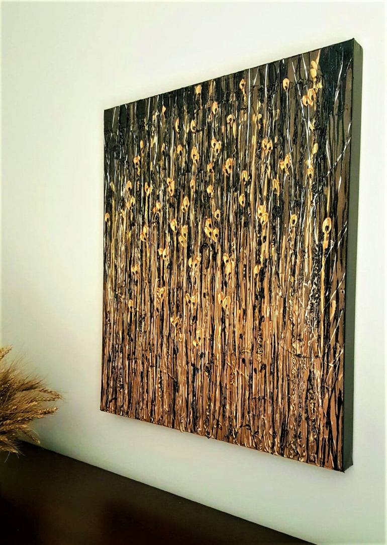 Original Art Deco Abstract Painting by Angela Alec