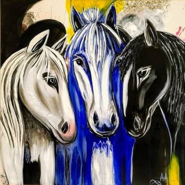 Print of Abstract Animal Paintings by Angela Alec