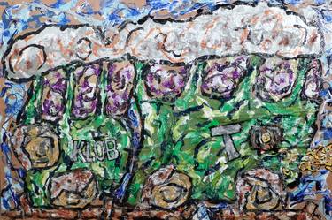 Original Expressionism Transportation Paintings by Kevin O'Brien